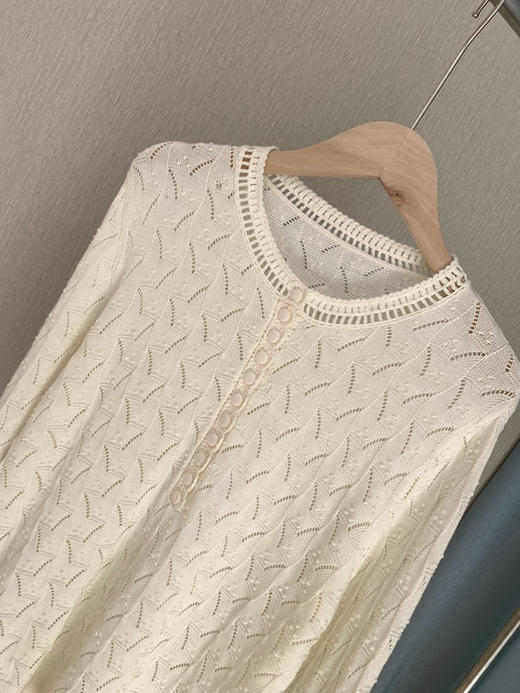 Sez镂空立体花丝毛针织衫 商品图7