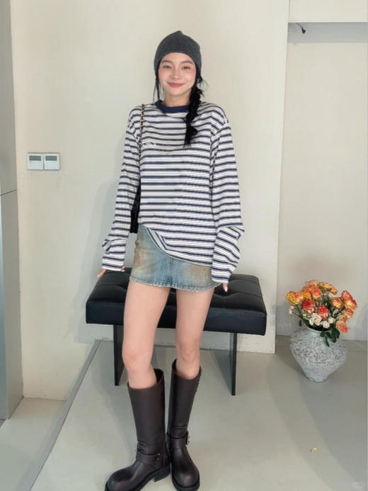 we11don*e这款神仙条纹T恤 商品图2