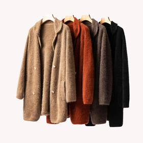 御寒小西装外套！加厚针织外套  高端上衣女 重磅加厚