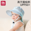 儿童防晒帽女宝宝遮阳帽子男童女孩2026新款夏季薄款前后檐太阳帽 商品缩略图1
