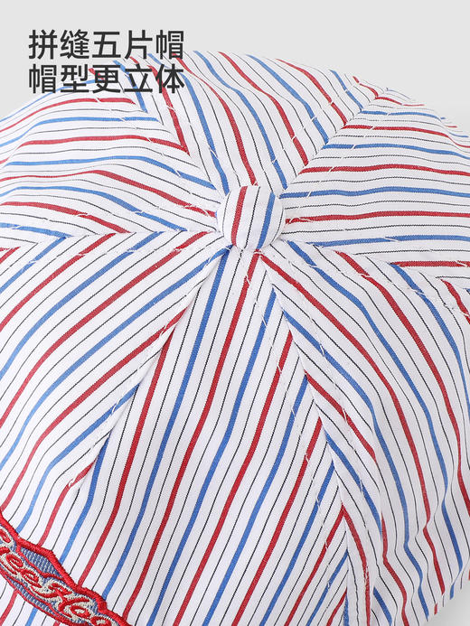英氏宝宝帽子婴儿太阳帽男宝条纹遮阳鸭舌帽春夏新款YRPEJ1S038A 商品图2