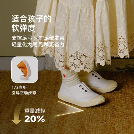 【云优选】TOPSTAR男女童鞋四季室内鞋儿童入园学步帆布硫化鞋一脚蹬轻便软5032 商品图1