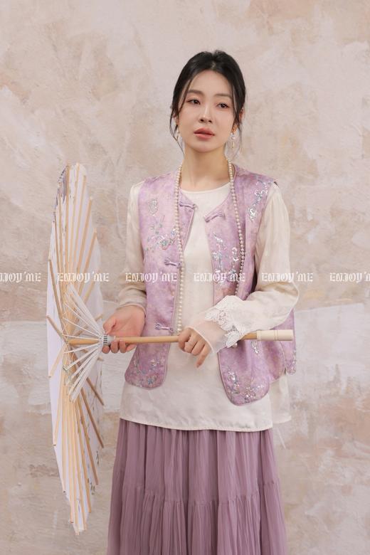 【门店同款】ENJOY春季“画中行”繁芜今棠中式马夹 169697350 商品图0