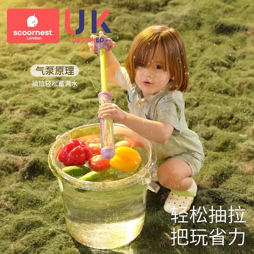 科巢烟花水枪儿童玩具喷水烟雾撒花泼水节装备抽拉式花洒2026新款 商品图2