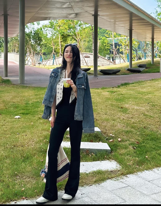 新增薄款美洋同款妖精裤 无敌大长腿瘦瘦加绒滋润裤 商品图2