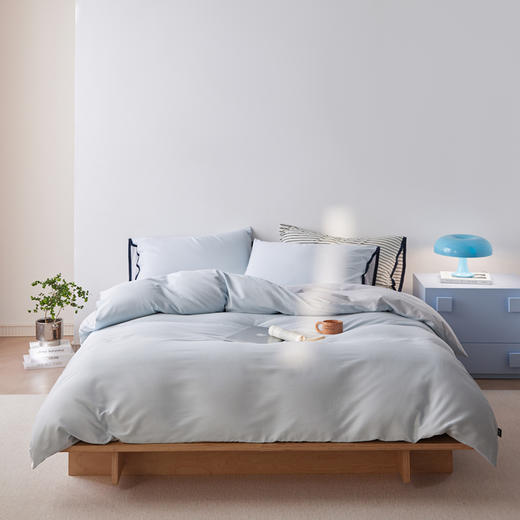 2026春夏全棉人字纹小提花拼色系列四件套 商品图9