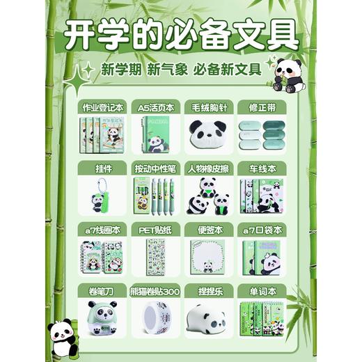 【熊猫文具套装❗一站式配齐】男生礼盒一年级入学必备学习用品女孩生日伴手礼套装。rg 商品图1