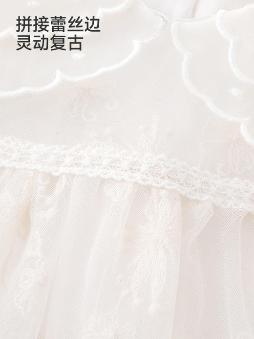 【高定系列】英氏儿童连衣裙女童夏季新款短袖短裙子可爱公主裙YRLCJ1S056A 商品图4