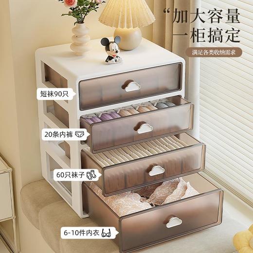 内衣内裤收纳盒放袜子装贴身衣物专用收纳箱文胸三合一收纳盒子 商品图2