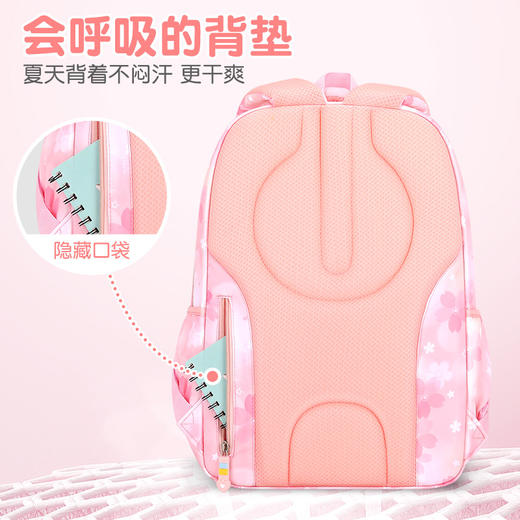 【开学季❗️小学生大容量书包】小身材大容量，韩版时尚简约书包，男女学生书包，休闲旅行双背包，潮流新款人气情侣包包开学季常备L 商品图2