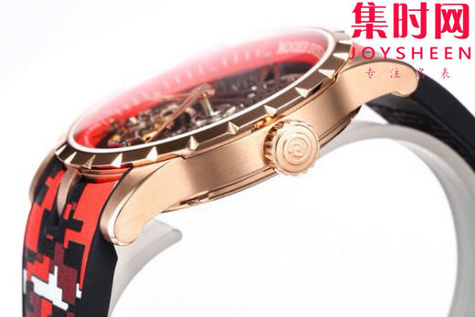 NEW罗杰杜彼迷彩陀飞轮 新品彩色陀飞轮，掀起彩色旋风，少量到货。EXCALIBUR王者系列 RDDBEX0938真陀飞轮男士腕表 商品图5