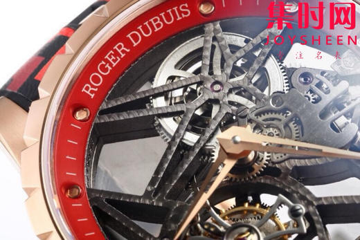 NEW罗杰杜彼迷彩陀飞轮 新品彩色陀飞轮，掀起彩色旋风，少量到货。EXCALIBUR王者系列 RDDBEX0938真陀飞轮男士腕表 商品图3