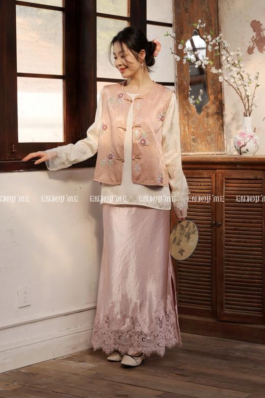 【门店同款】ENJOY春季“画中行”蝶梦霓裳中式马夹 169244107 商品图10