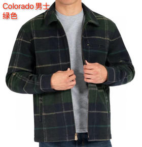 绿色齐全，蓝色缺M码，老钱风Colorado男士仿羊毛夹克，美国🇺🇸直邮特价 298元🉐包税包邮到手