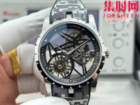 NEW罗杰杜彼迷彩陀飞轮 新品彩色陀飞轮，掀起彩色旋风，少量到货。EXCALIBUR王者系列 RDDBEX0938真陀飞轮男士腕表