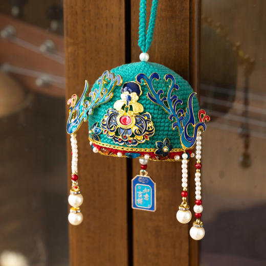 苏苏姐家凤冠香囊挂件手工DIY钩针装饰编织小物蕾丝毛线团材料包 商品图2