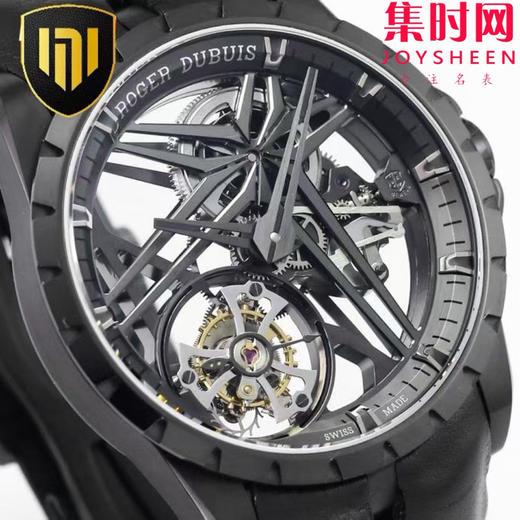 NEW罗杰杜彼王者镂空陀飞轮系列RDDBEX0889 男士腕表 立体小牛皮表带 真陀飞轮机 商品图3