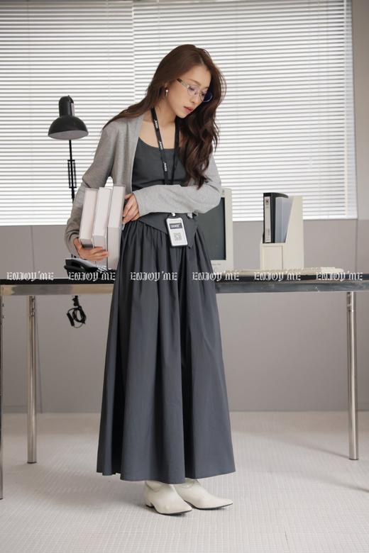 【门店同款】ENJOY春季“柔权主义”撞色两件套裙 169604133 商品图2