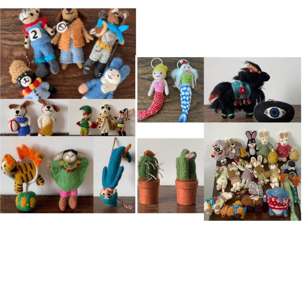 尼泊尔手工羊毛毡玩偶 价格83.99