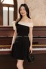 【门店同款】ENJOY春季“轻礼服”赫本斜肩小黑裙 169694474 商品缩略图4