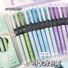 【买一送一❗️莫兰迪直液式中性笔】马卡龙走珠笔套装，字迹清晰，速干成型！开学季学生考试中性笔刷题笔0.5黑笔笔芯顺滑水笔L 商品缩略图1