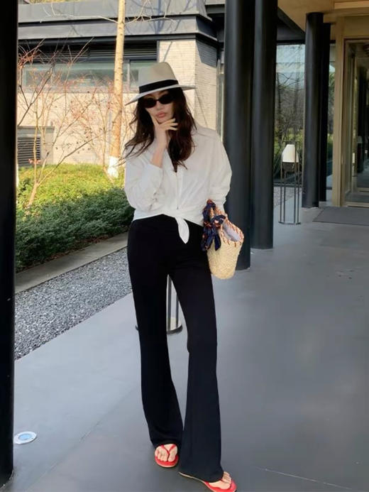 新增薄款美洋同款妖精裤 无敌大长腿瘦瘦加绒滋润裤 商品图1