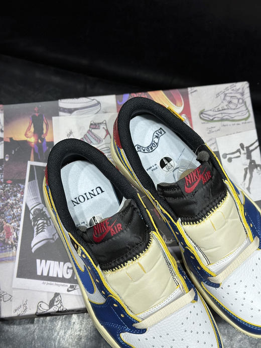 秋冬特惠💰430 公司级 Air Jordan 1 Low 防滑 低帮 倒钩联名款 商品图6