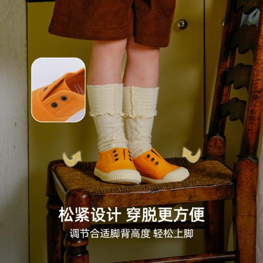 【云优选】TOPSTAR男女童鞋四季室内鞋儿童入园学步帆布硫化鞋一脚蹬轻便软5032 商品图3