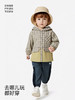 英氏儿童外套男童长袖格子连帽外套春夏休闲百搭新款YRWGJ1S017A 商品缩略图3