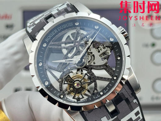 NEW罗杰杜彼迷彩陀飞轮 新品彩色陀飞轮，掀起彩色旋风，少量到货。EXCALIBUR王者系列 RDDBEX0938真陀飞轮男士腕表 商品图3