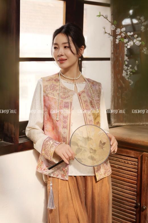 【门店同款】ENJOY春季“画中行”绣春诏中式马夹 169243905 商品图1