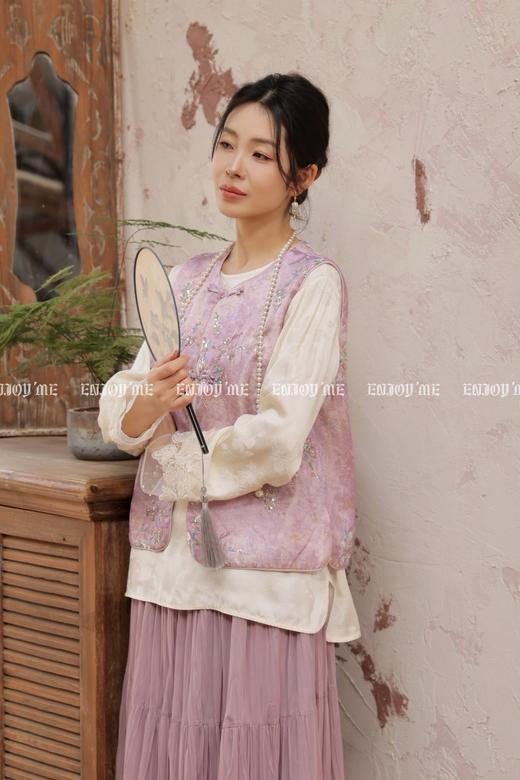 【门店同款】ENJOY春季“画中行”繁芜今棠中式马夹 169697350 商品图1