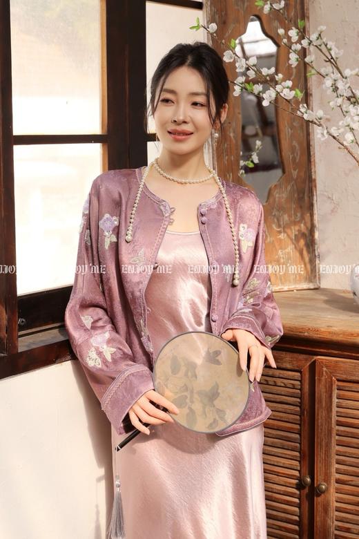 【门店同款】ENJOY春季“画中行”落花为信中式外套 169244051 商品图1