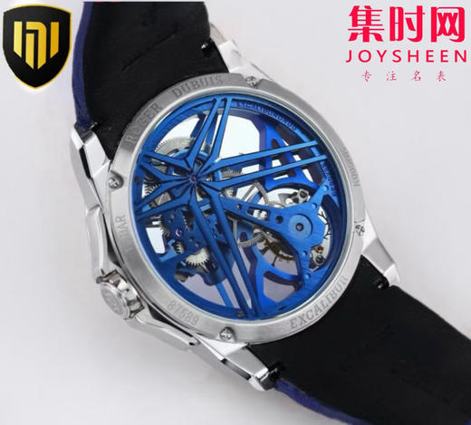 NEW罗杰杜彼王者镂空陀飞轮系列RDDBEX0838 男士腕表 立体小牛皮表带 真陀飞轮机 商品图6