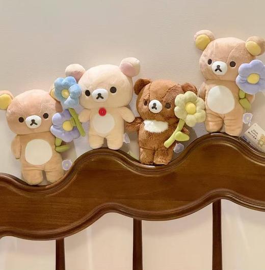 日本SAN-X轻松小熊春日花花主题玩偶公仔 商品图1