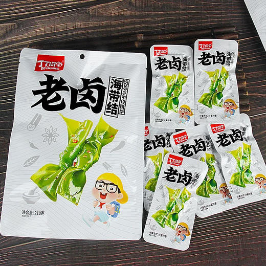 丁丁同学海带结老卤特厚卤味香辣袋装218克 商品图7