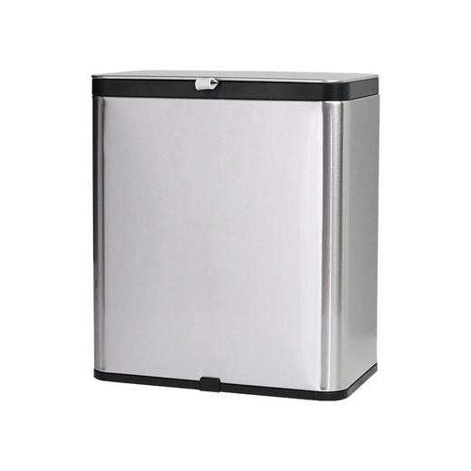 双艺不锈钢壁挂垃圾桶厨房免弯腰带盖垃圾桶家用大号大容量垃圾桶 商品图4