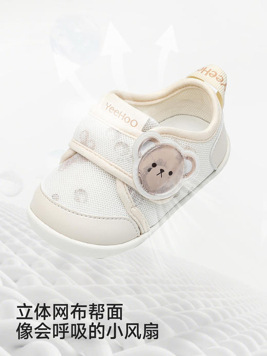 英氏童鞋宝宝步前鞋软底婴儿鞋子网眼透气抗菌学步鞋YFXHJ1S010A 商品图3