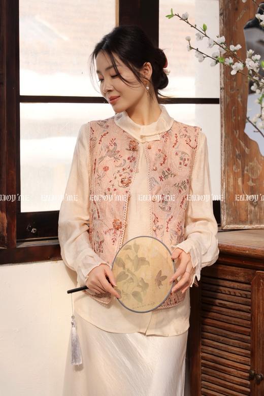 【门店同款】ENJOY春季“画中行”慕枝南下中式马夹 169543772 商品图0