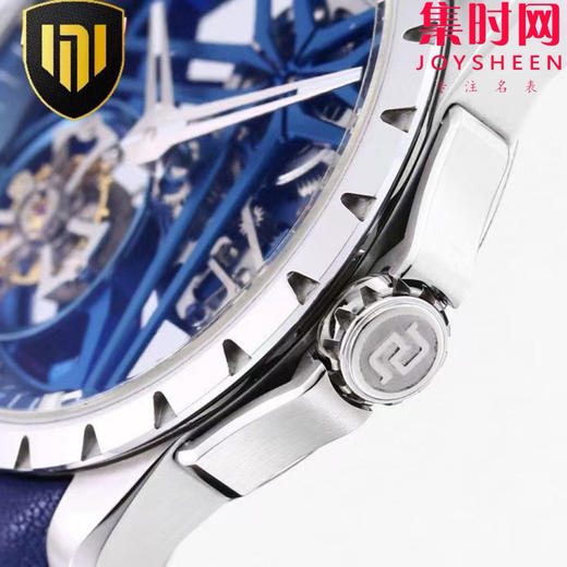 NEW罗杰杜彼王者镂空陀飞轮系列RDDBEX0838 男士腕表 立体小牛皮表带 真陀飞轮机 商品图3