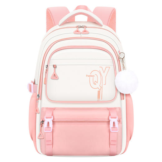 【老师推荐❗️大容量护脊書包】小身材大容量，韩版时尚简约书包，男女学生书包，休闲旅行双背包，潮流新款人气情侣包包开学季常备L 商品图4