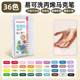 掌握易可洗丙烯马克笔/36色
