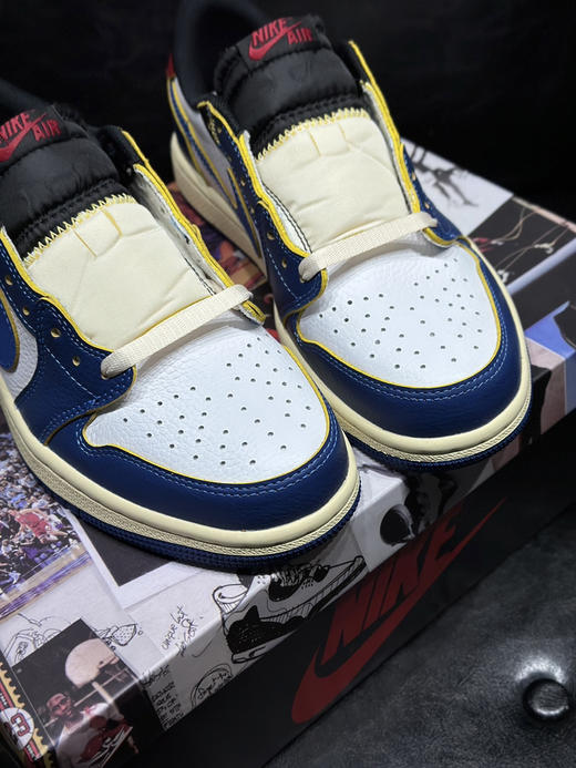 秋冬特惠💰430 公司级 Air Jordan 1 Low 防滑 低帮 倒钩联名款 商品图7