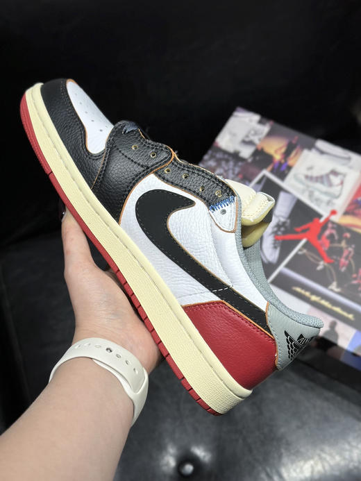 秋冬特惠💰430 公司级 Air Jordan 1 Low 防滑 低帮 倒钩联名款 商品图4