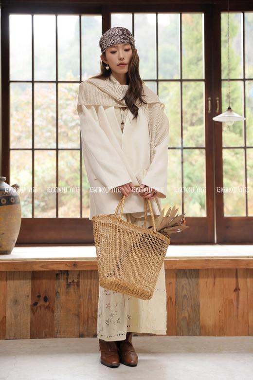 【门店同款】ENJOY春季“序光之旅”毛织披肩西装外套 169649606 商品图7