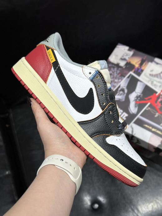 秋冬特惠💰430 公司级 Air Jordan 1 Low 防滑 低帮 倒钩联名款 商品图3