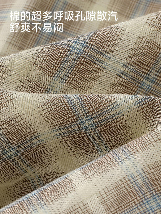 英氏儿童外套男童长袖格子连帽外套春夏休闲百搭新款YRWGJ1S017A 商品图2