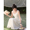 鹿向南「曼城旧事」杏色波点连衣裙女春季法式漂亮海边度假背心裙 商品缩略图4