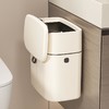 厨房垃圾桶壁挂式厕所浴室专用夹缝带盖卫生纸篓橱柜门厨余垃圾筒 商品缩略图1