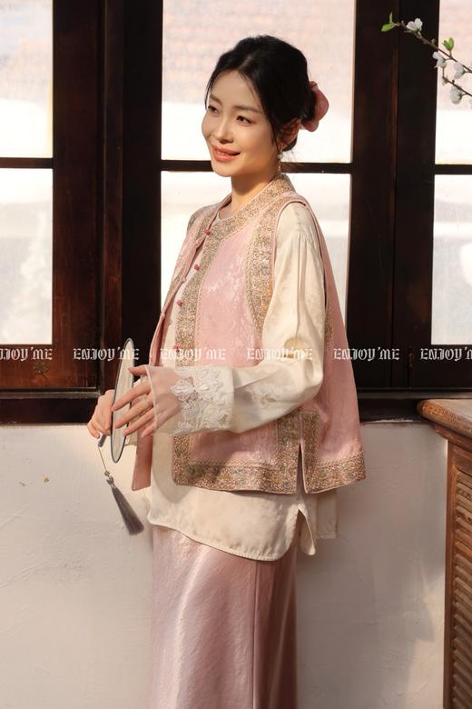 【门店同款】ENJOY春季“画中行”春韵别处中式马夹 169444029 商品图11